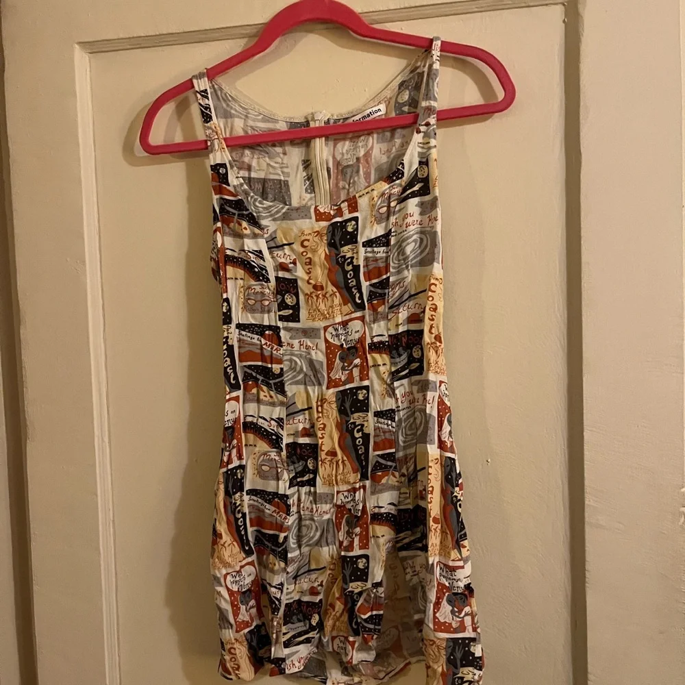 Revolve mini dress with slit - Picture 2 of 3